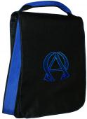 Сумка-планшет "Альфа и Омега" с вышивкой с логотипом с рисунком
