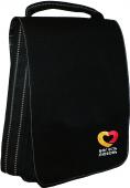 Сумка-планшет "Бог есть любовь" с вышивкой с логотипом с рисунком