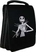 Сумка-планшет "Джек Скеллингтон" с вышивкой с логотипом с рисунком