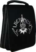 Сумка-планшет "Лакримоза" с вышивкой с логотипом с рисунком