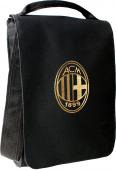Сумка-планшет "ФК Милан" с вышивкой с логотипом с рисунком