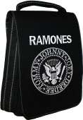 Сумка-планшет "Ramones" с вышивкой с логотипом с рисунком