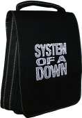 Сумка-планшет "System of a down" с вышивкой с логотипом с рисунком
