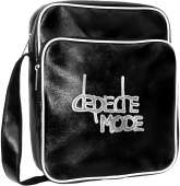 Сумка Кожзам "Depeche Mode" с вышивкой с логотипом с рисунком