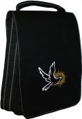Сумка-планшет "Голубь и Солнце" с вышивкой с логотипом с рисунком