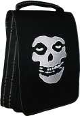 Сумка-планшет "Misfits" череп с вышивкой с логотипом с рисунком