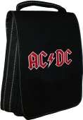 Сумка-планшет "AC DC" с вышивкой с логотипом с рисунком