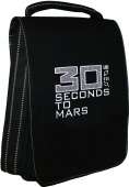 Сумка-планшет "30 second to Mars" с вышивкой с логотипом с рисунком